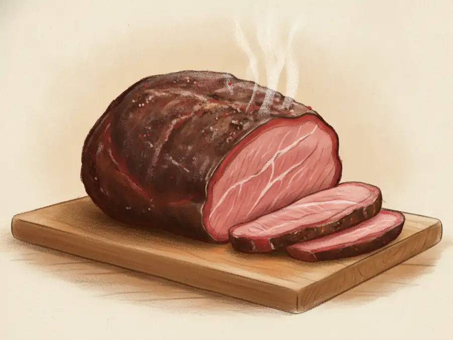 Brisket Smoking Method — illustration